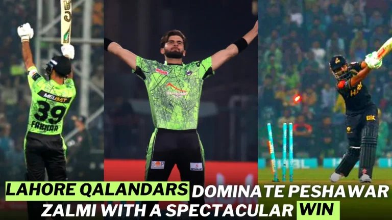 Lahore Qalandars Dominate Peshawar Zalmi with a Spectacular Win Image