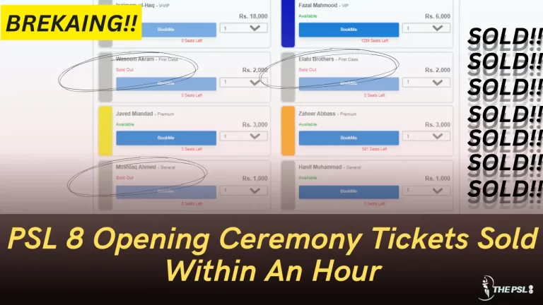 PSL 8 Opening Ceremony Tickets Thumbnail Image
